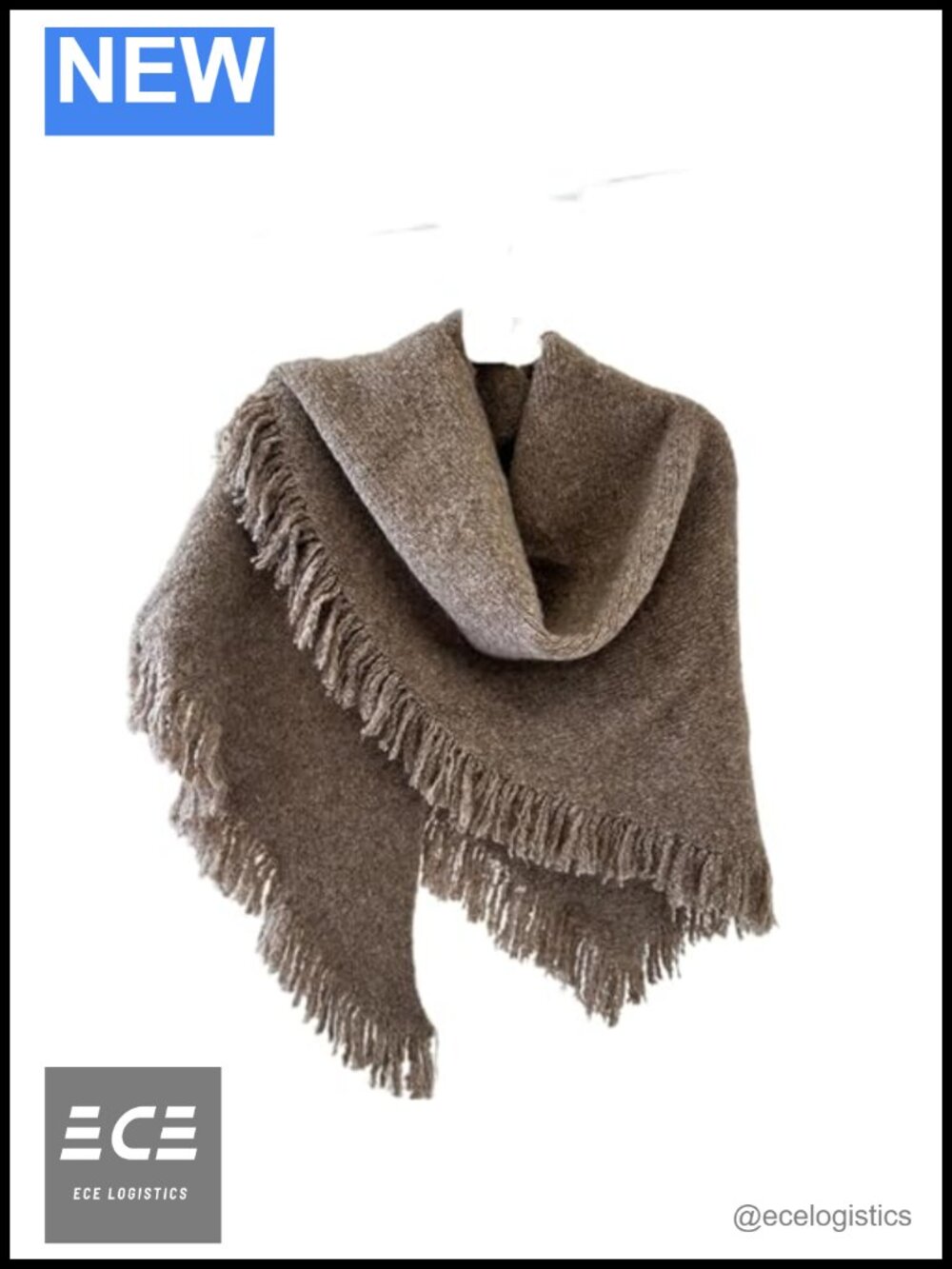 Acrylic Knit Shawl Wrap Triangle Scarf Fringe Pashmina Winter Warm